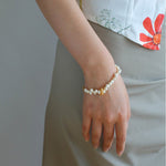 Asymmetrical Freshwater Pearl Bracelet
