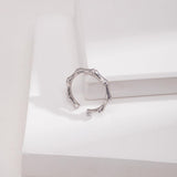 Bamboo Knot Sterling Silver Ring - Gembea Jewelry