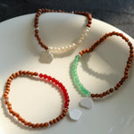 Barbie Sandalwood Pearl Stretch Bracelet gembea jewelry