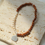 Barbie Sandalwood Pearl Stretch Bracelet gembea jewelry