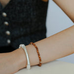 Barbie Sandalwood Pearl Stretch Bracelet gembea jewelry