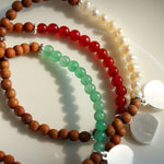 Barbie Sandalwood Pearl Stretch Bracelet gembea jewelry