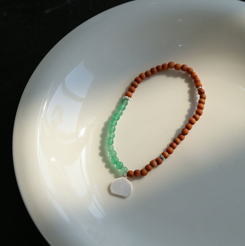 Barbie Sandalwood Pearl Stretch Bracelet gembea jewelry