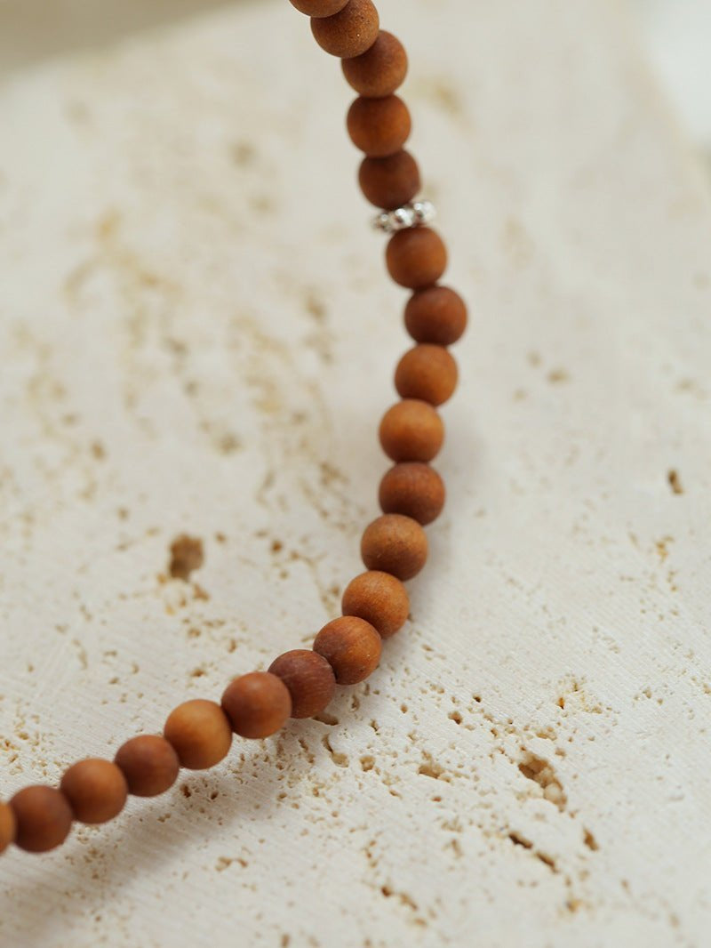 Barbie Sandalwood Pearl Stretch Bracelet gembea jewelry