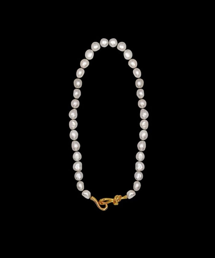 Baroque Pearl Beaded Choker Necklace GEMBEA JEWELRY