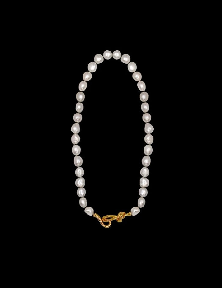 Baroque Pearl Beaded Choker Necklace GEMBEA JEWELRY