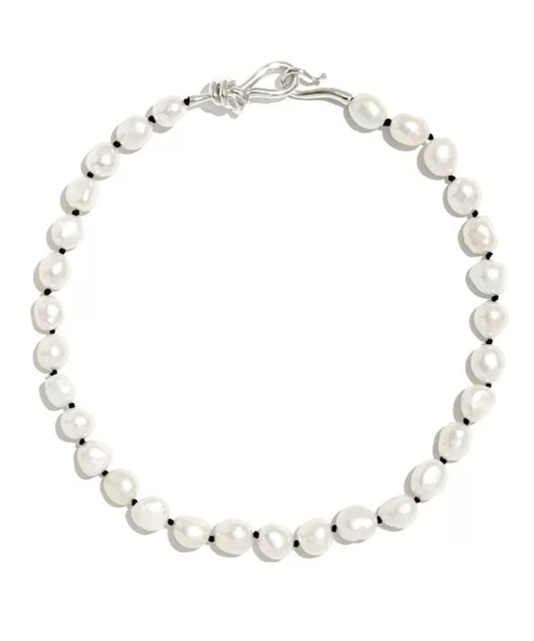 Baroque Pearl Beaded Choker Necklace gembea jewelry