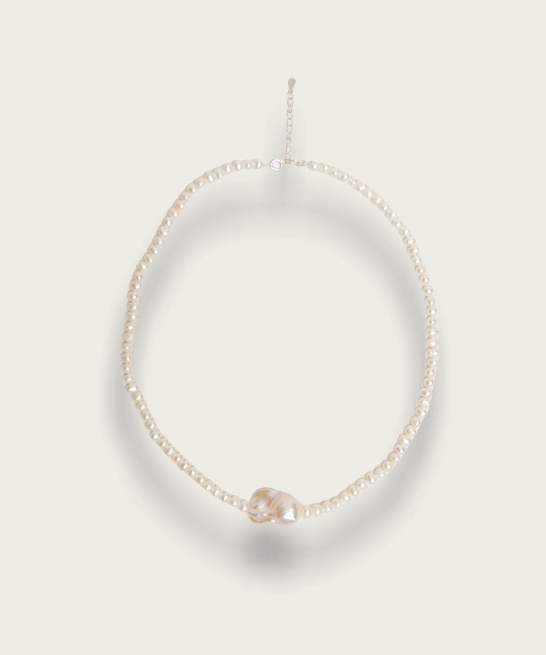 Baroque Pearl Beaded Necklace gembea jewelry