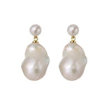 Baroque Pearl Drop Earrings gembea jewelry