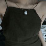 Baroque Pendant 18K Gold Chain Collar Necklace - Gembea Jewelry