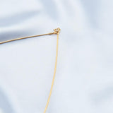 Baroque Pendant 18K Gold Chain Collar Necklace - Gembea Jewelry