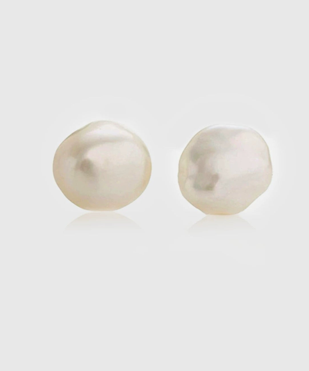Baroque Pearl Stud Earrings gembea jewelry