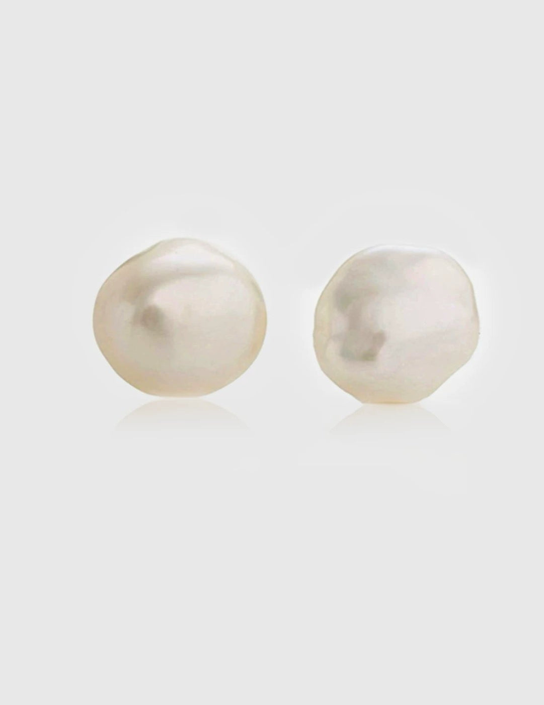 Baroque Pearl Stud Earrings gembea jewelry