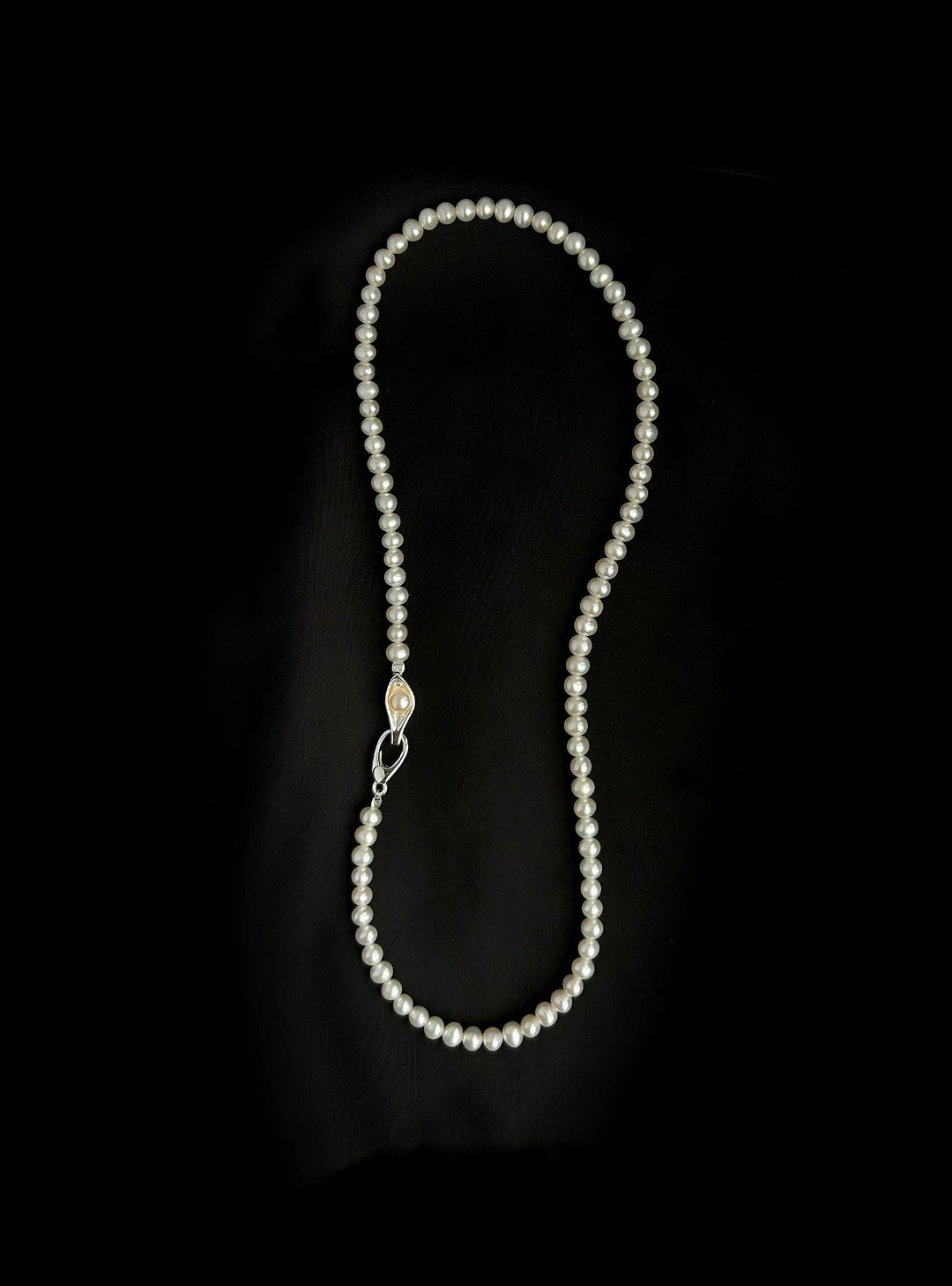 Bean Pod Freshwater Pearl Beaded Necklace GEMBEA JEWELRY