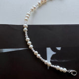 Bean Pod Irregular Freshwater Pearl Beaded Bracelet gembea jewelry