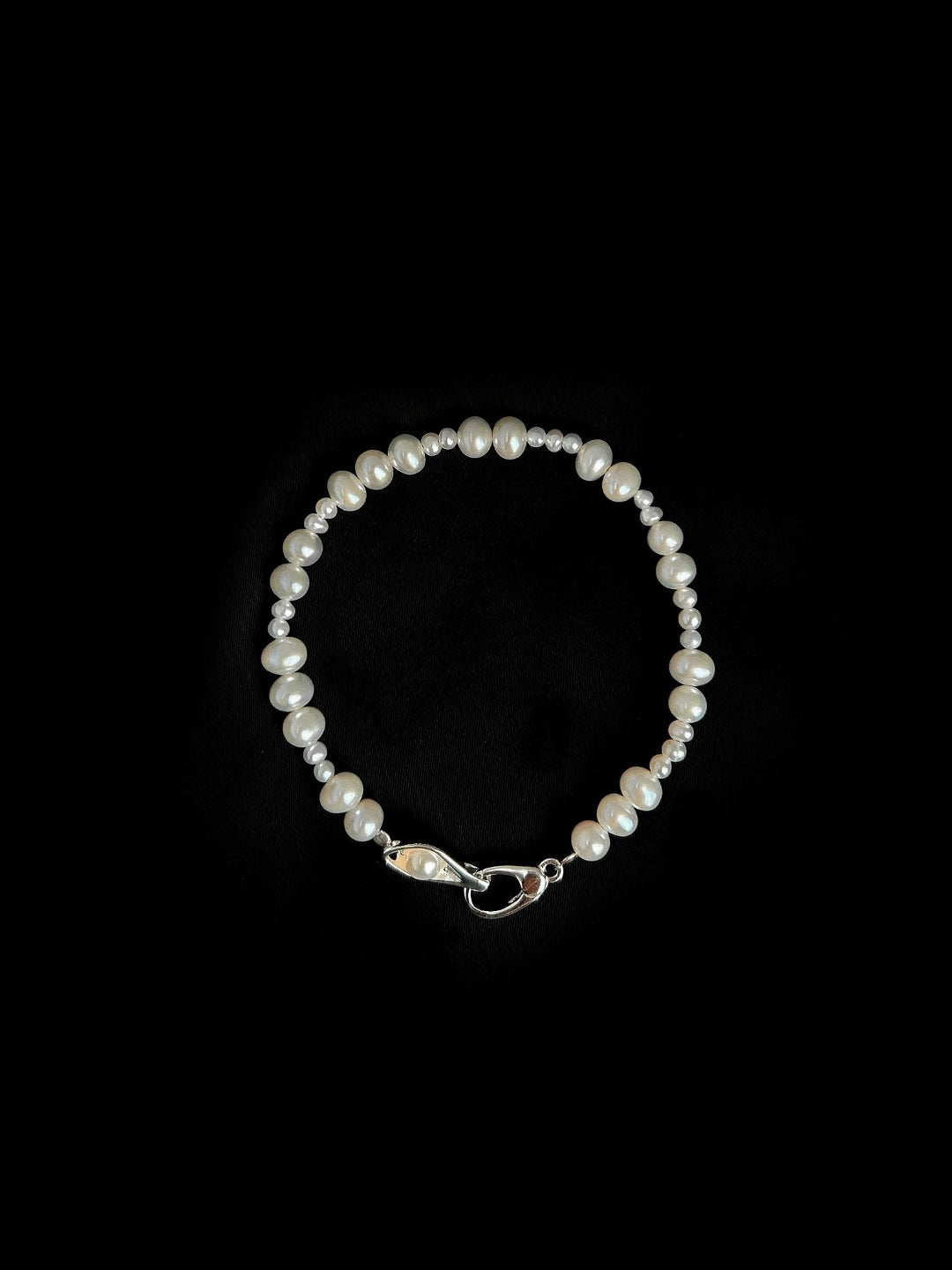 Bean Pod Irregular Freshwater Pearl Beaded Bracelet gembea jewelry