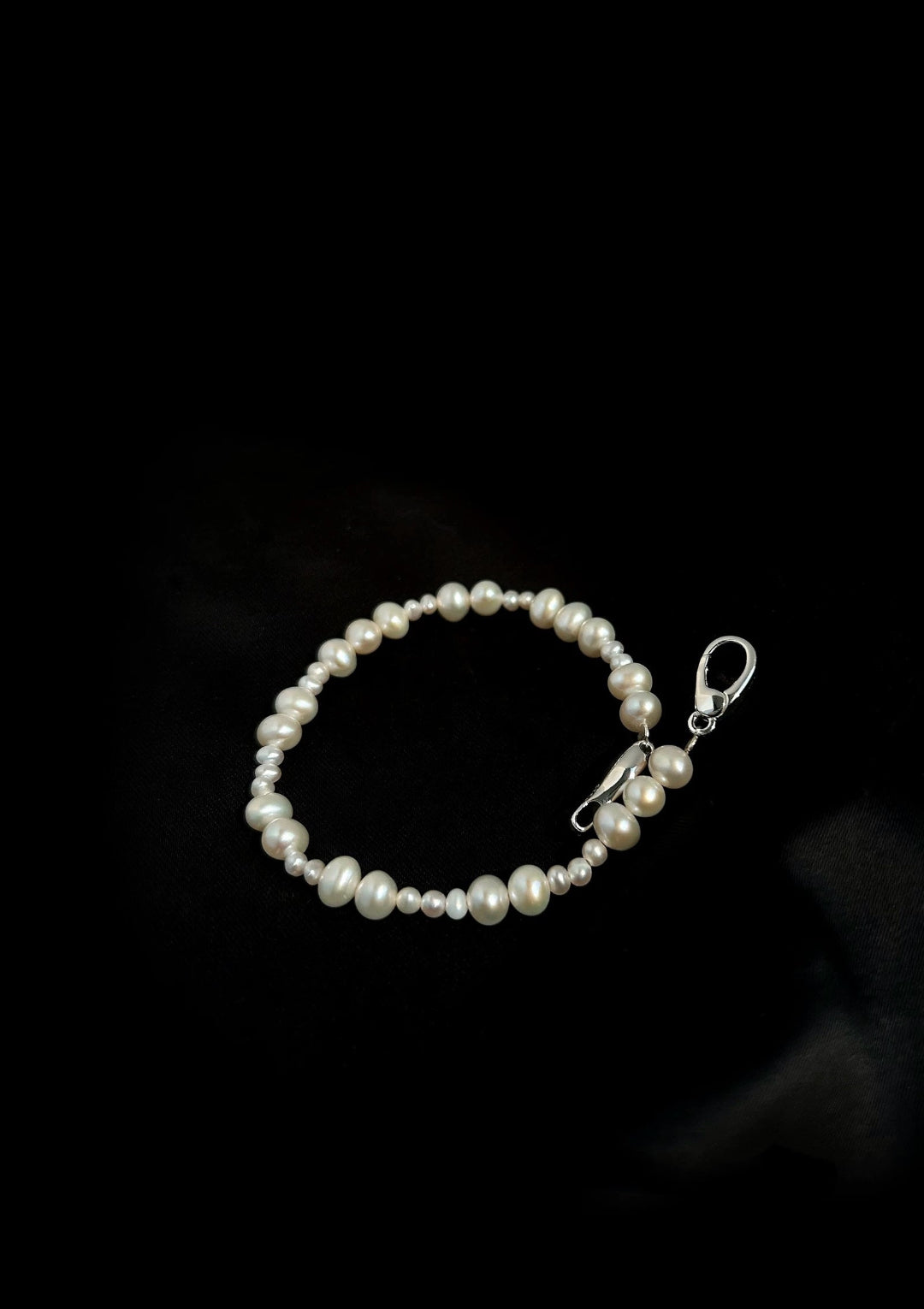 Bean Pod Irregular Freshwater Pearl Beaded Bracelet gembea jewelry
