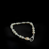 Bean Pod Irregular Freshwater Pearl Beaded Bracelet gembea jewelry