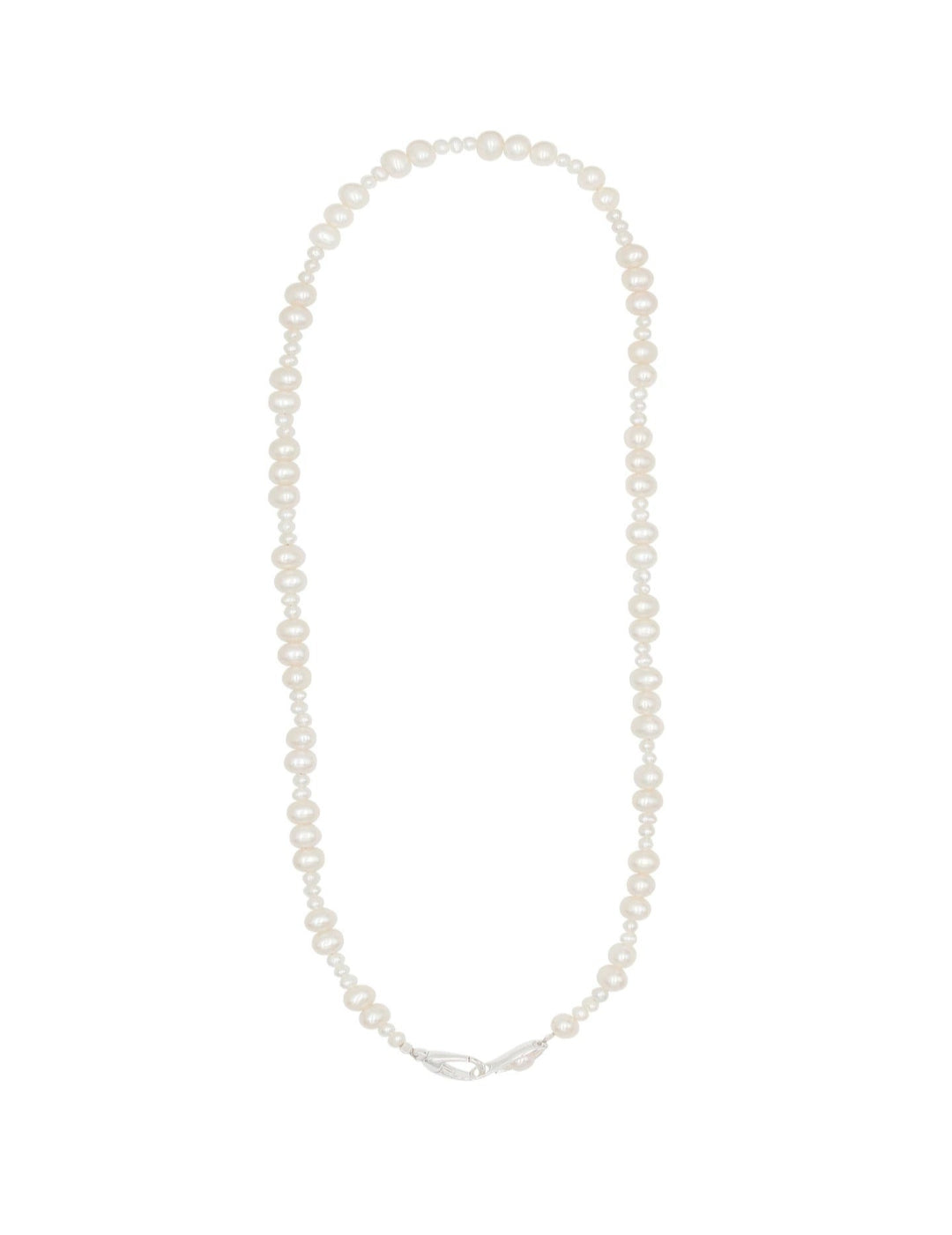 Bean Pod Irregular Freshwater Pearl Beaded Necklace gembea jewelry