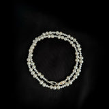 Bean Pod Irregular Freshwater Pearl Beaded Necklace gembea jewelry