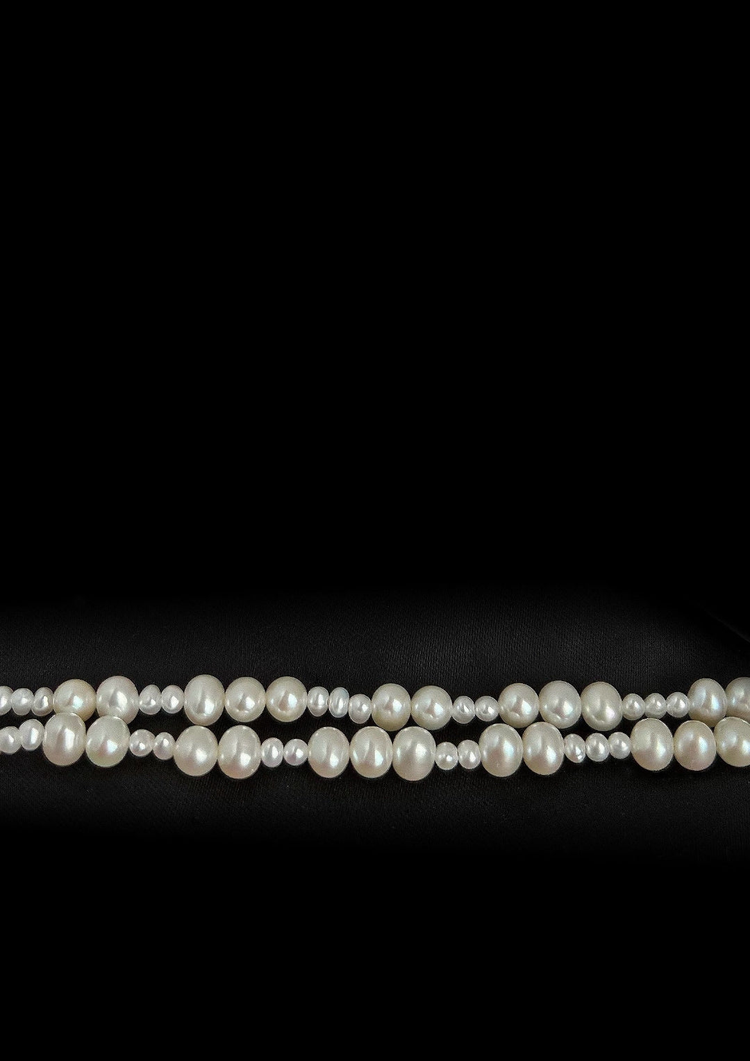 Bean Pod Irregular Freshwater Pearl Beaded Necklace gembea jewelry