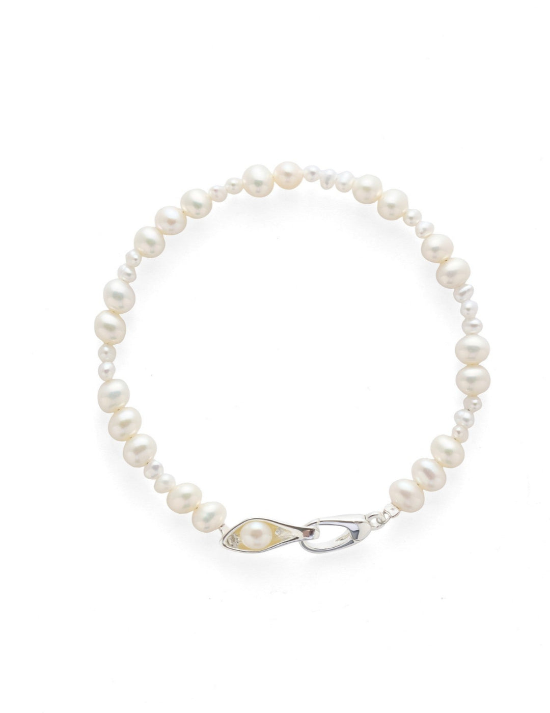 Bean Pod Irregular Freshwater Pearl Beaded Bracelet gembea jewelry