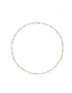 Bean Pod Irregular Freshwater Pearl Beaded Necklace gembea jewelry