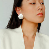 Irregular Brushed Stud Earrings - Gembea Jewelry
