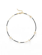 Black Spinel Baroque Pearl Necklace