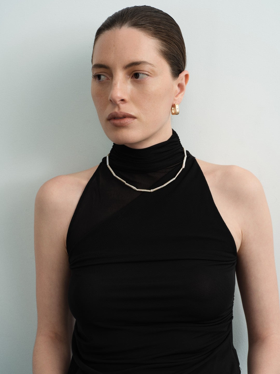 Blossom Vintage Gold Square Hoop Earrings gembea jewelry