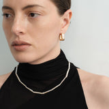 Blossom Vintage Gold Square Hoop Earrings gembea jewelry