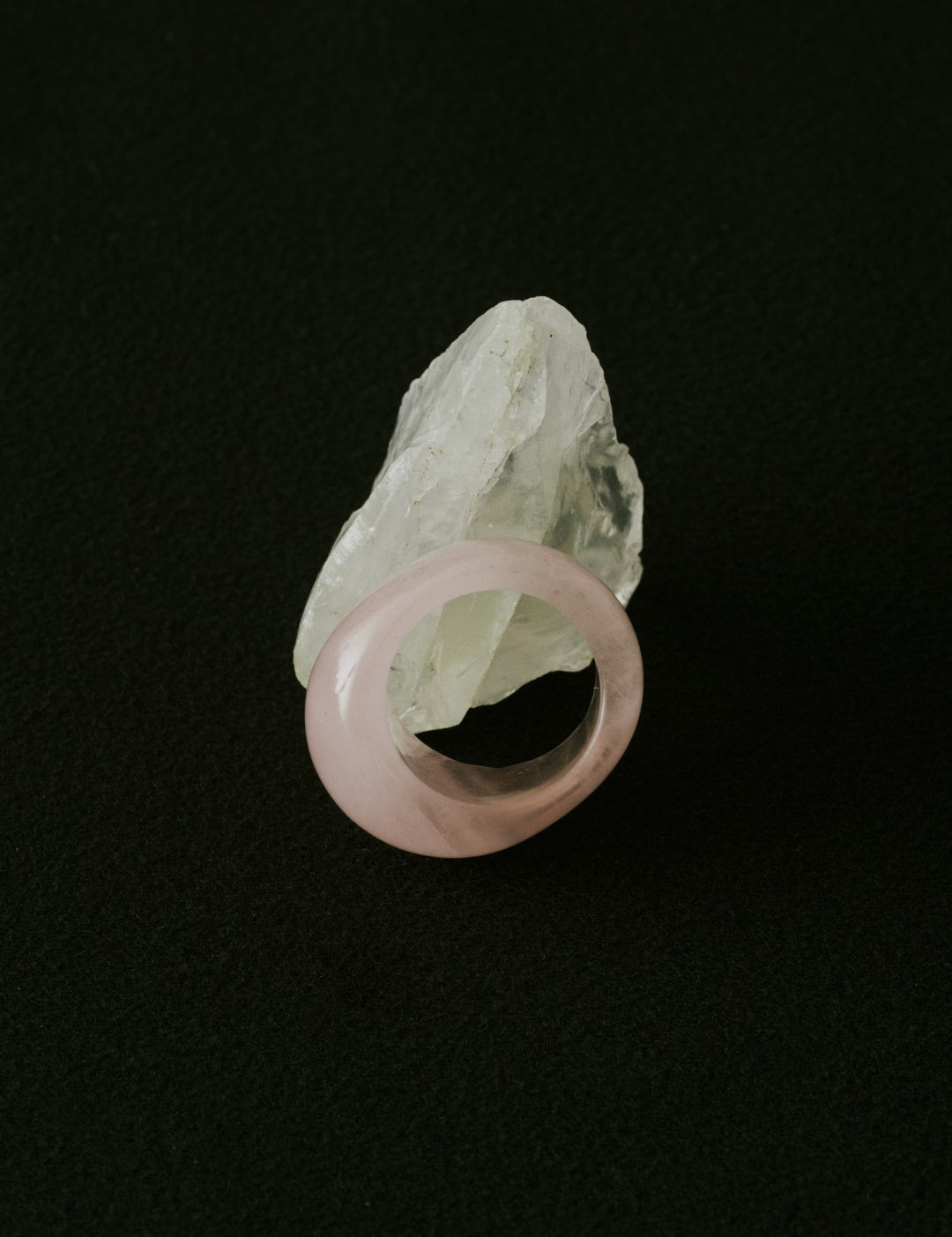 Blush Bloom Rose Quartz Ring gembea jewelry