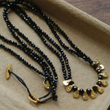 Bohemian Soulbound Double-Layer Gemstone Necklace gembea jewelry