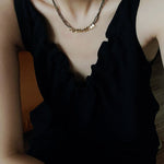 Bohemian Soulbound Double-Layer Gemstone Necklace gembea jewelry