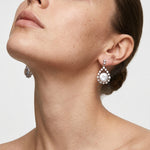 Celeste Cubic Zirconia Baroque Pearl Earrings gembea jewelry