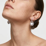 Celeste Cubic Zirconia Baroque Pearl Earrings gembea jewelry