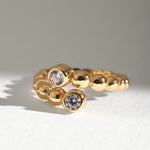 Celestial Bead 5A Zircon Open Ring GEMBEA JEWELRY
