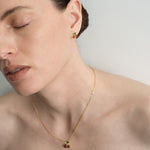 Cherry Garnet Stud Earrings gembea jewelry