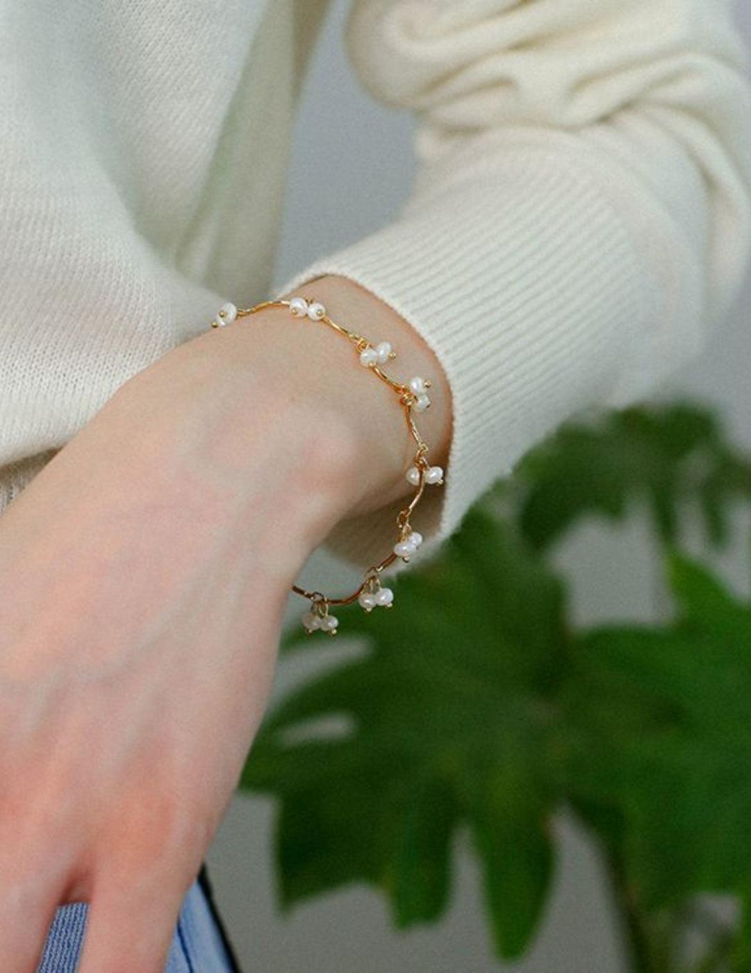 Cherry Freshwater Pearl Bracelets - Gembea Jewelry