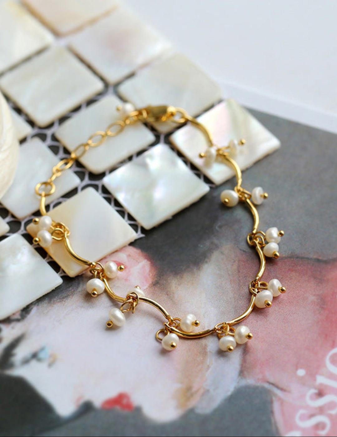 Cherry Freshwater Pearl Bracelets - Gembea Jewelry