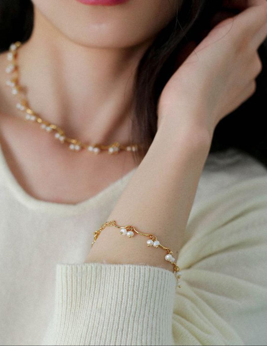 Cherry Freshwater Pearl Bracelets - Gembea Jewelry