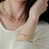 Cherry Freshwater Pearl Bracelets - Gembea Jewelry