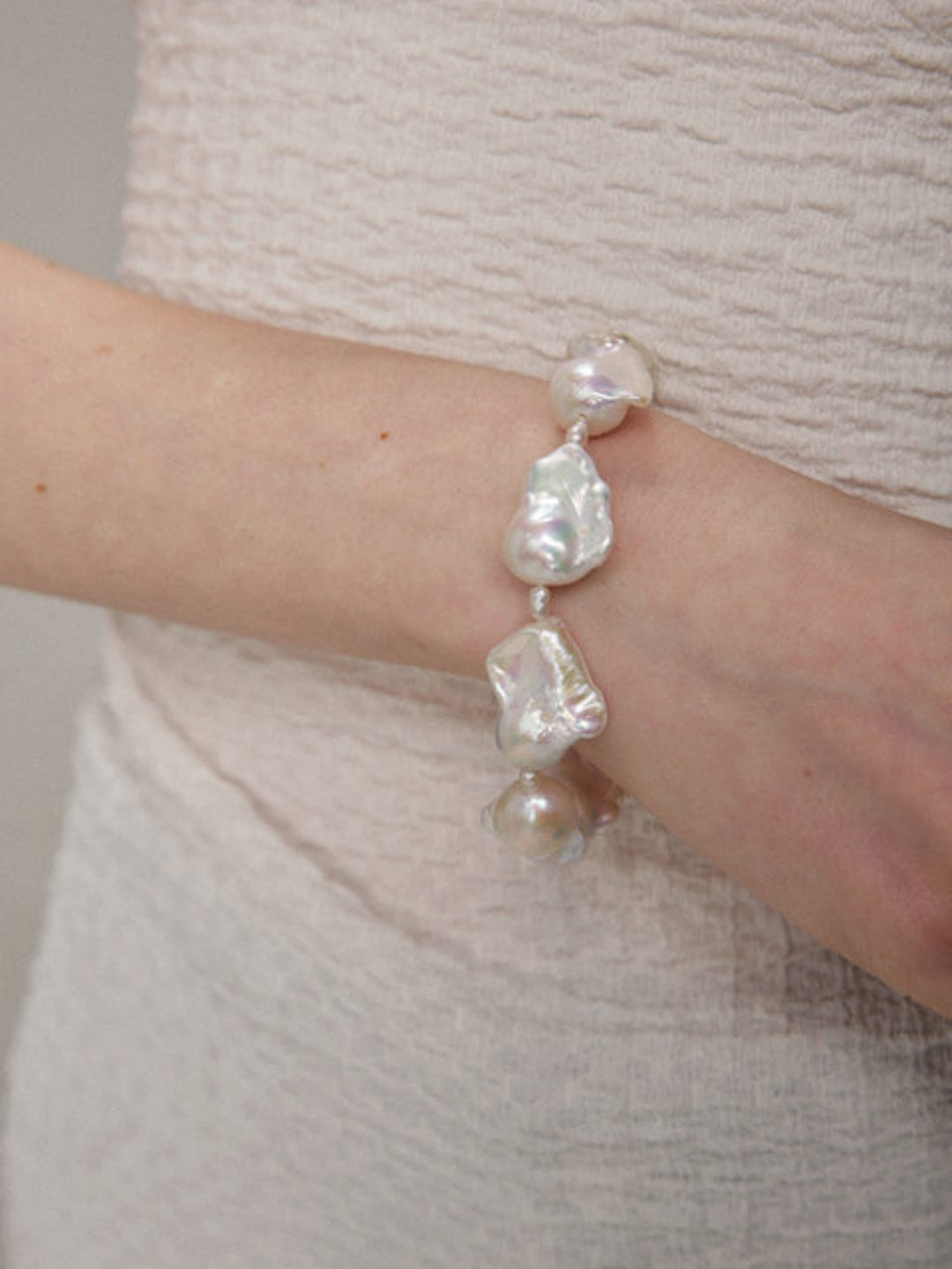 Gembea Jewelry Baroque Pearl Beaded Bracelet