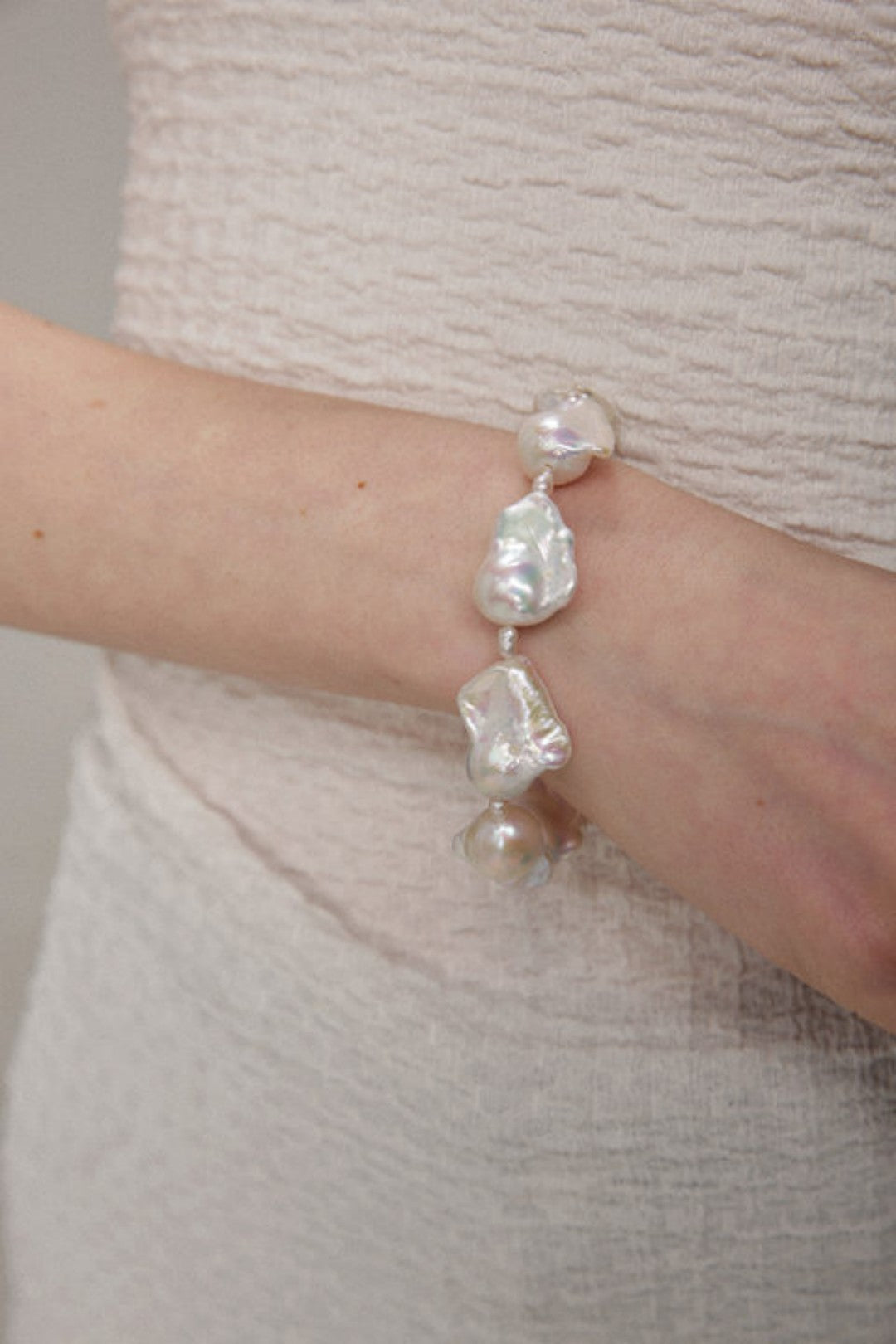 Gembea Jewelry Baroque Pearl Beaded Bracelet
