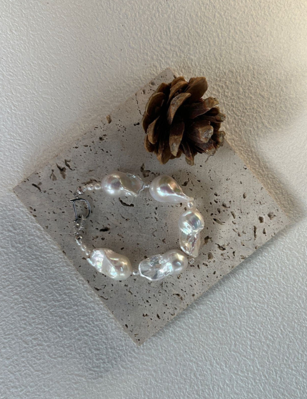 Baroque Pearl Beaded Bracelet