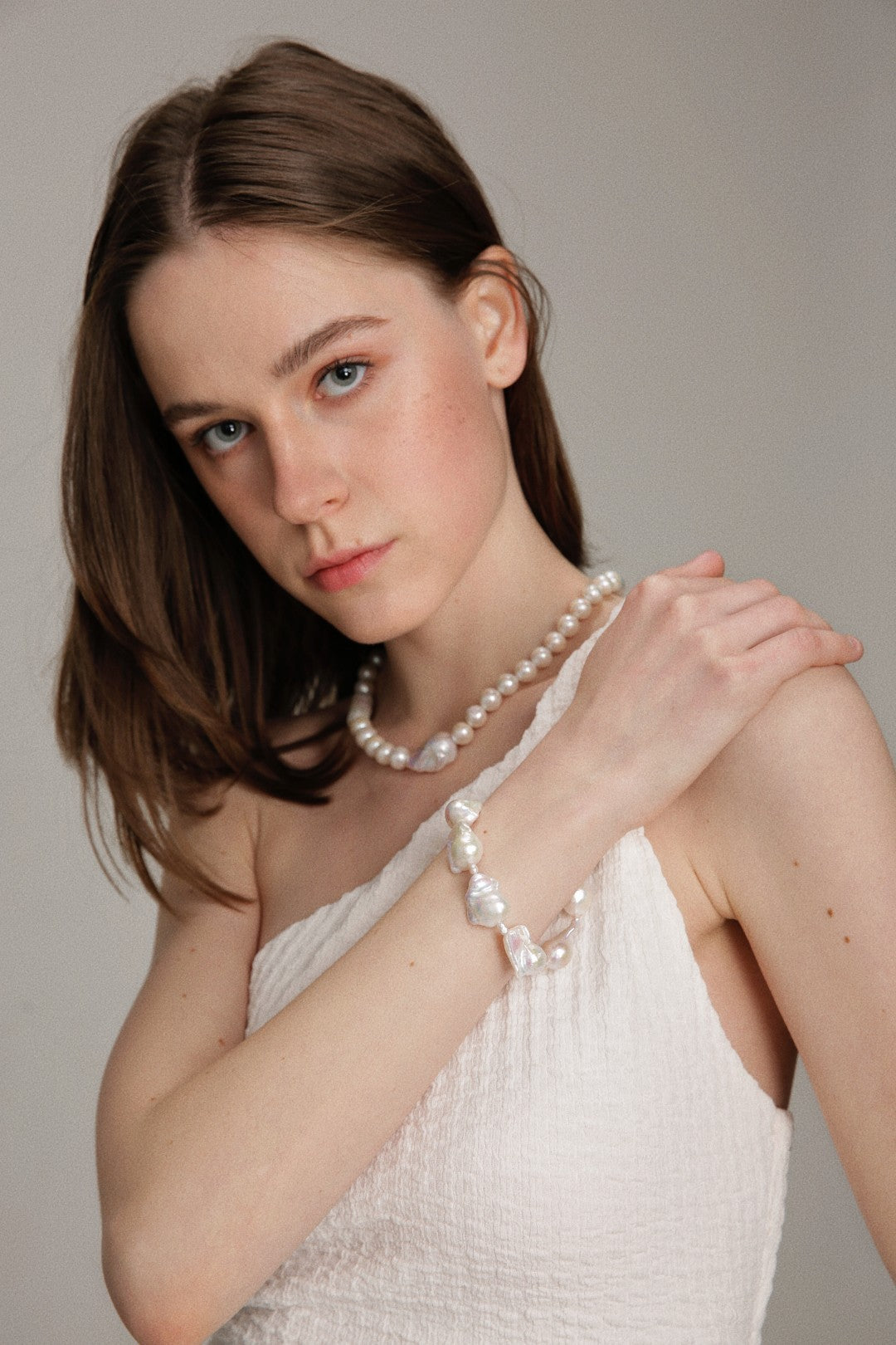 Gembea Jewelry Baroque Pearl Beaded Bracelet