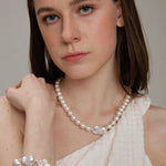 Gembea Jewelry Baroque Pearl Beaded Bracelet