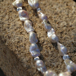 Classic Elegant Baroque Pearl Beaded Choker Necklace gembea jewelry