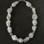 Classic Elegant Baroque Pearl Beaded Choker Necklace gembea jewelry