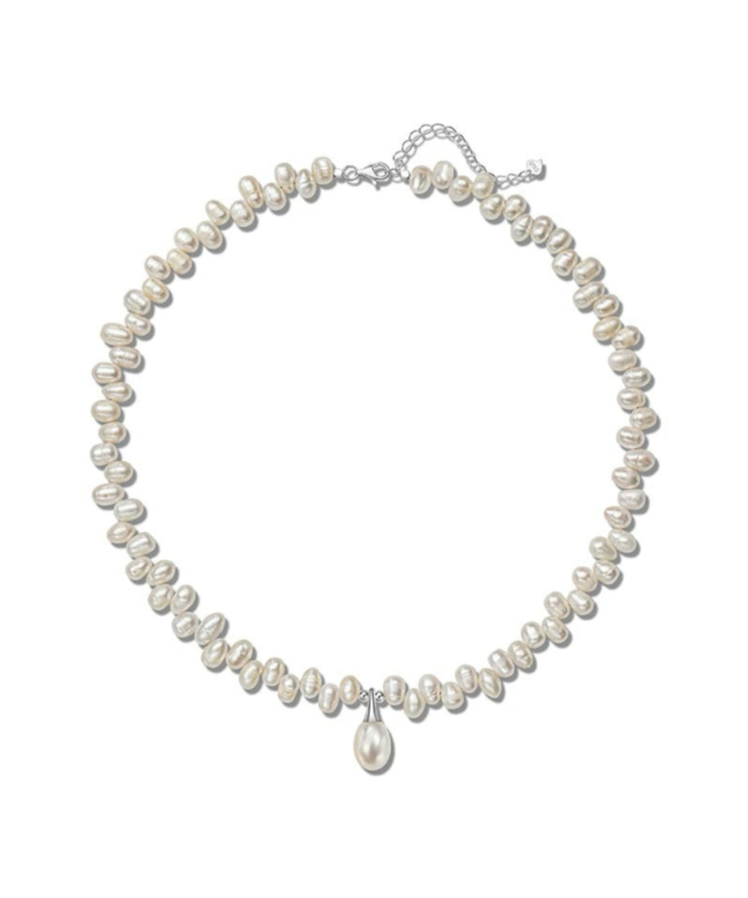 Classic Misplaced Pearl Necklace gembea jewelry
